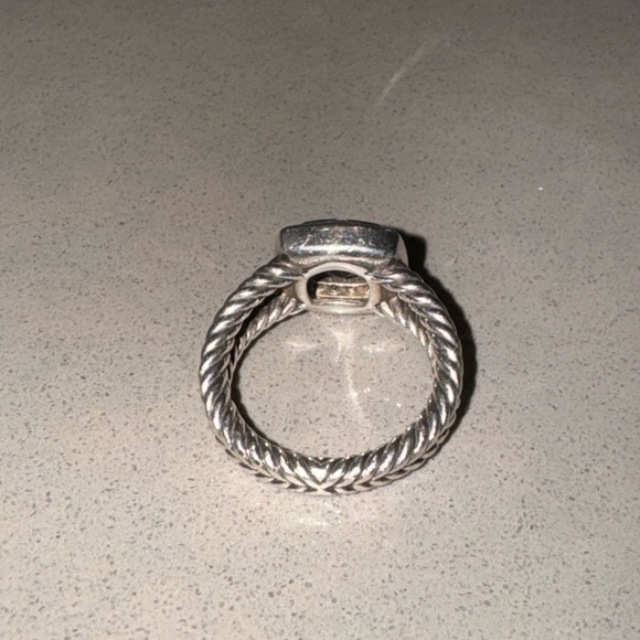 David Yurman Petite Albion Ring Black Onyx color. DY 925 style - Picture 7 of 10